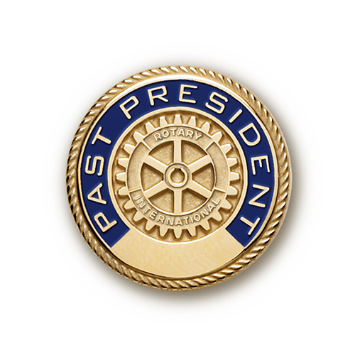 Rotary Hampton Style - Past President Lapel Pin Gold Filled
